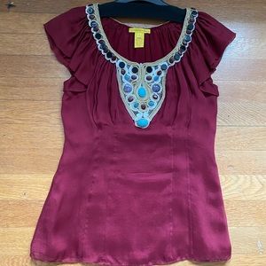 Catherine Malandrino Blouse Sz 2